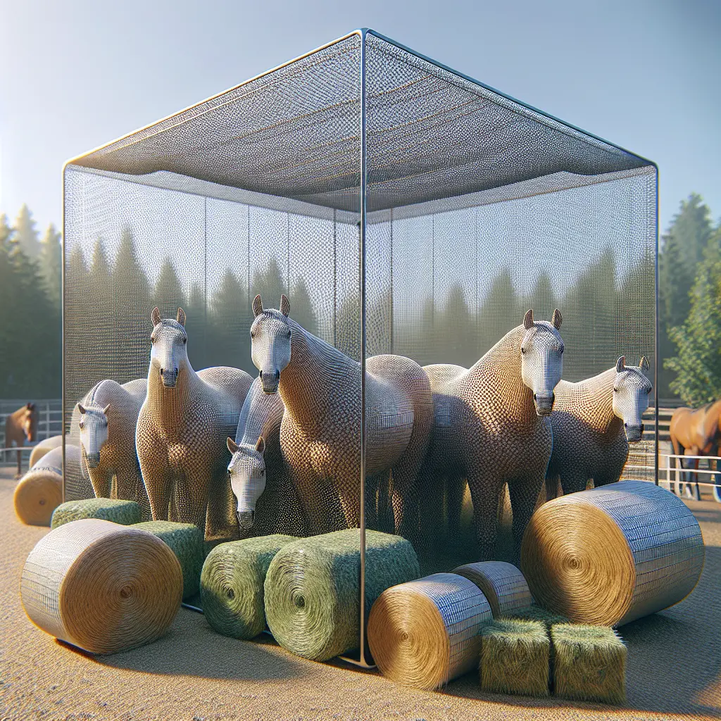 Haynet Real-world Usage - Horse Eating