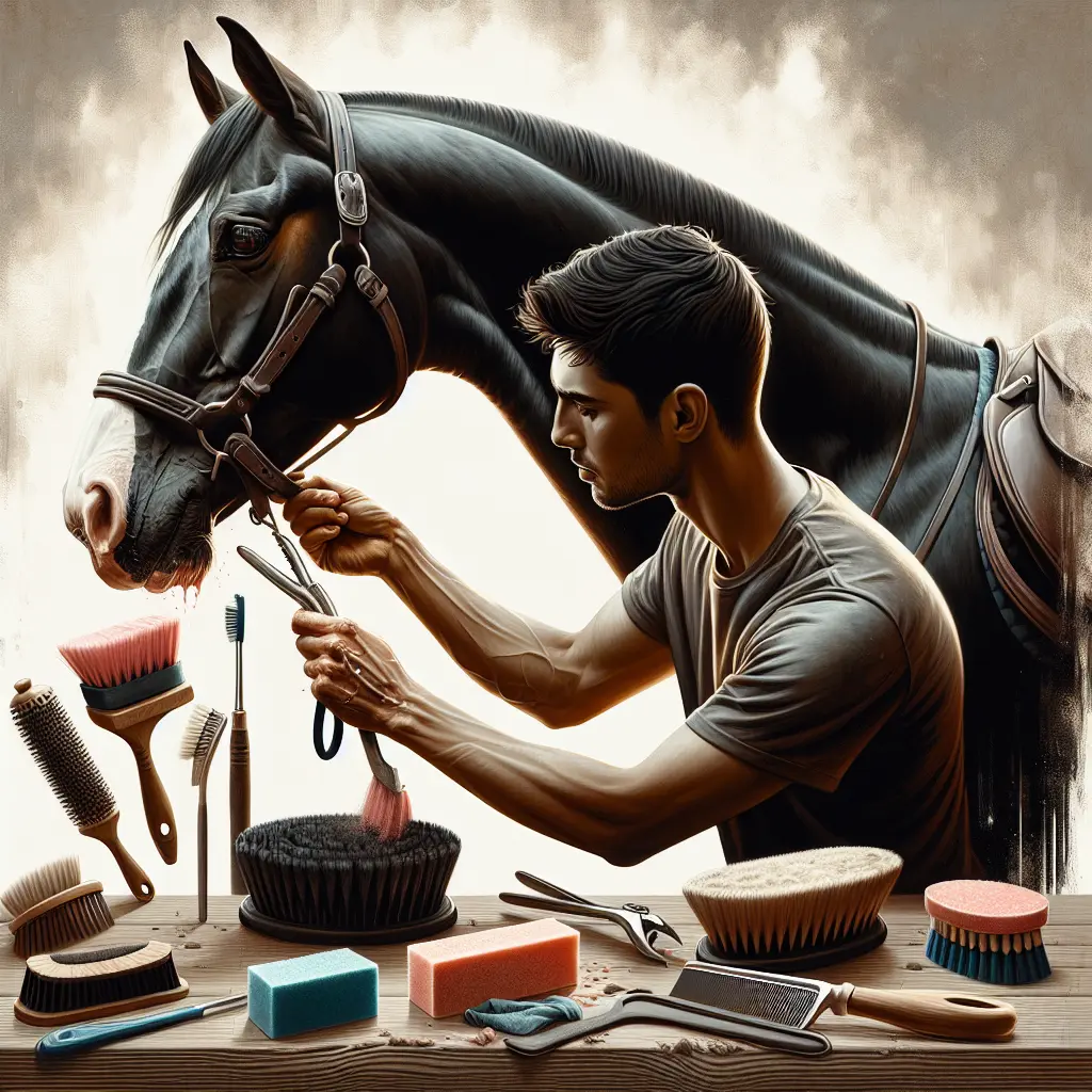 The Art and Routine of Horse Grooming: Saddled Horse Awaiting Grooming