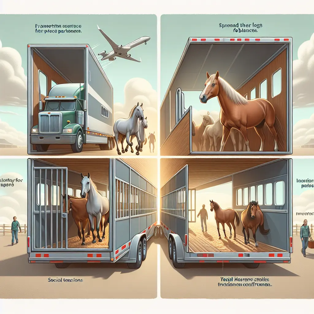 Exploring the Pros and Cons of Traveling Horses Without a Trailer Partition - Open Space Trailer