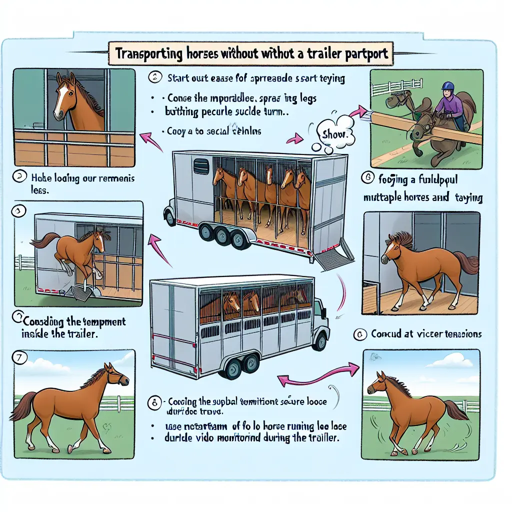 Exploring the Pros and Cons of Traveling Horses Without a Trailer Partition - Horse Movement