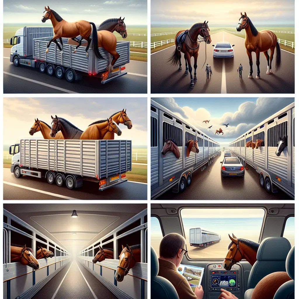 Exploring the Pros and Cons of Traveling Horses Without a Trailer Partition - Temperament Consideration