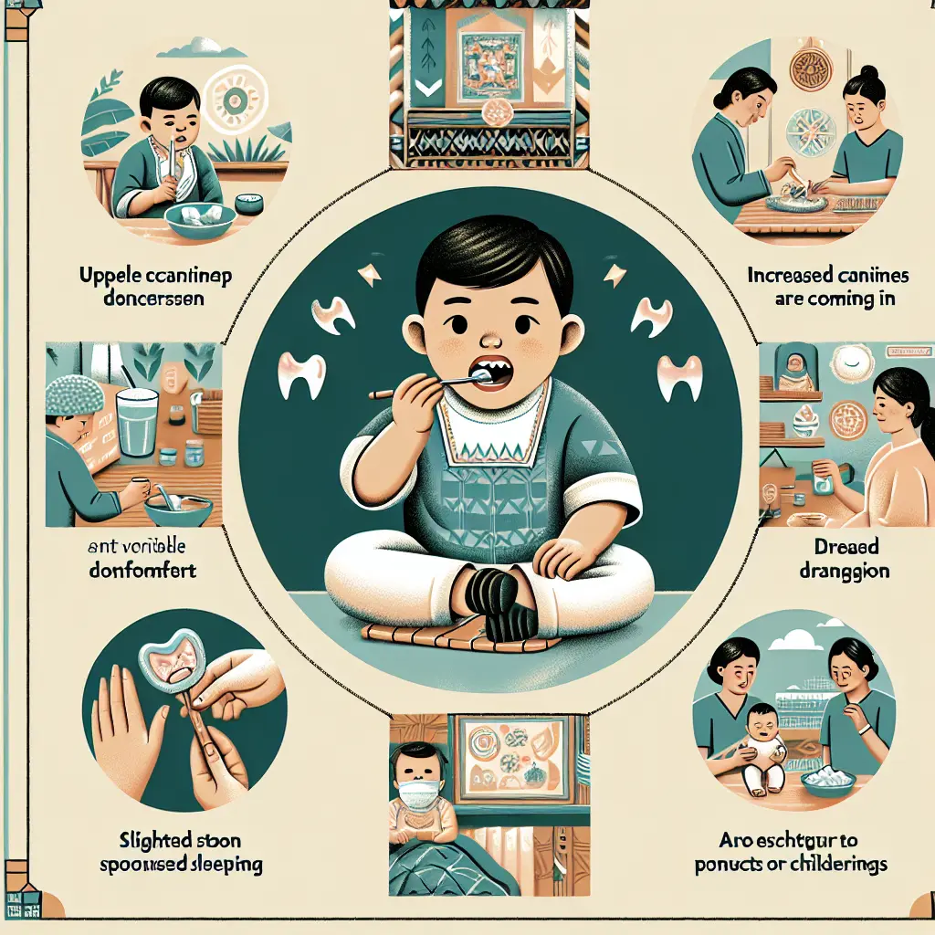 Child smiling with new canines