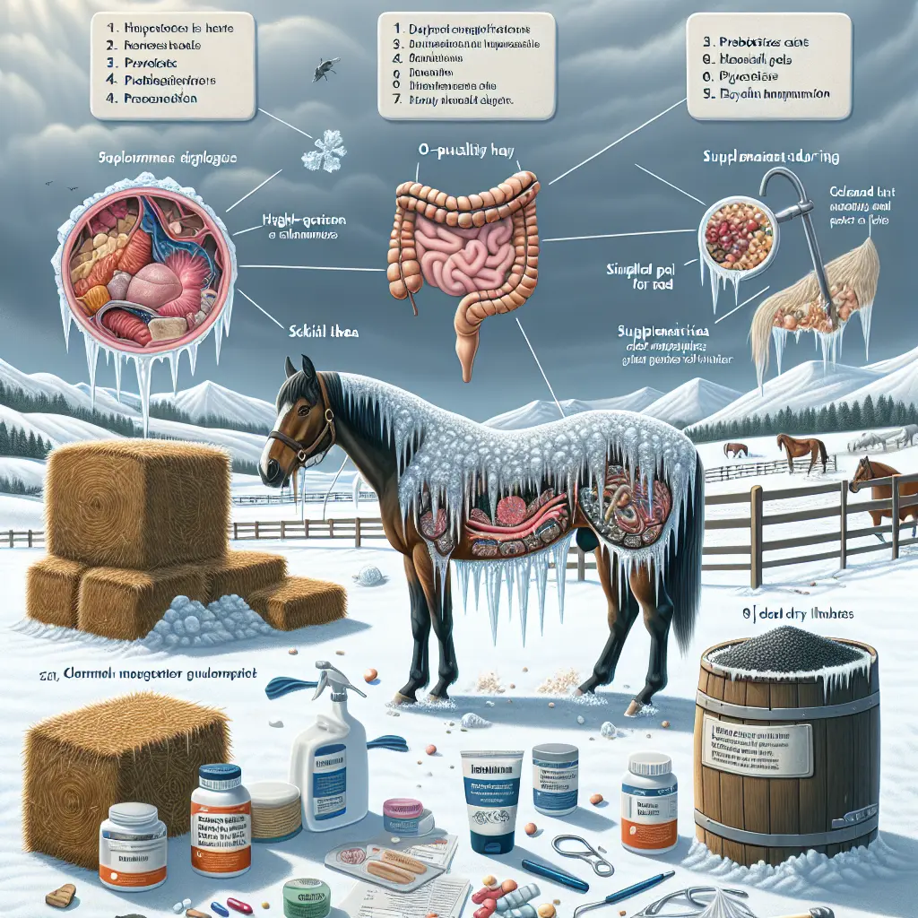 How to Manage Faecal Water Syndrome in Horses During Winter: Image of Horse in Field