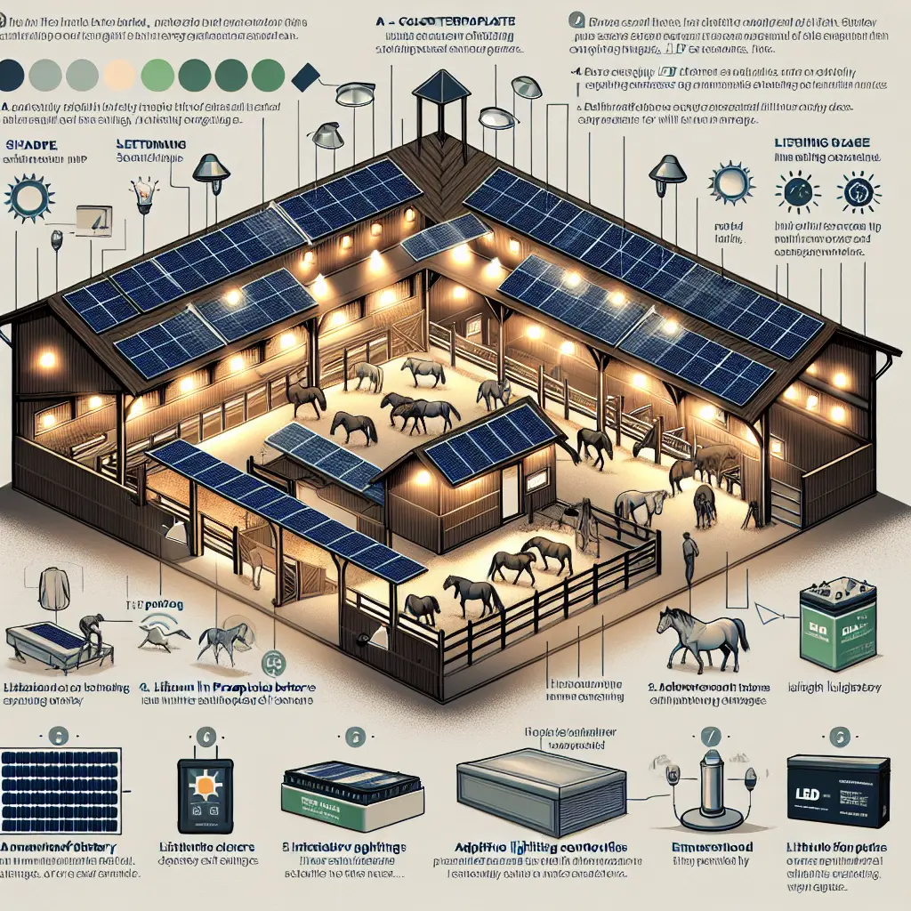 How to Effectively Light Stables Using Solar Solutions: Solar Panels