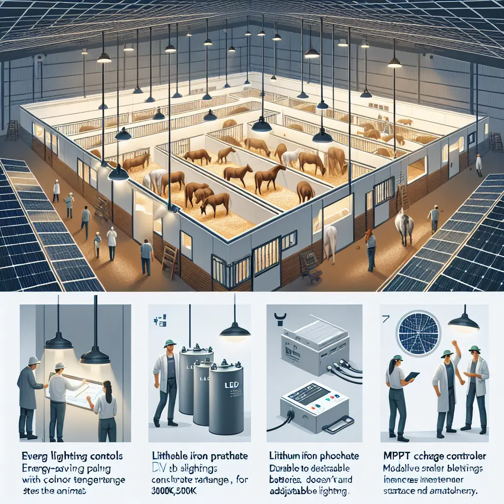 How to Effectively Light Stables Using Solar Solutions: Zoning Lighting