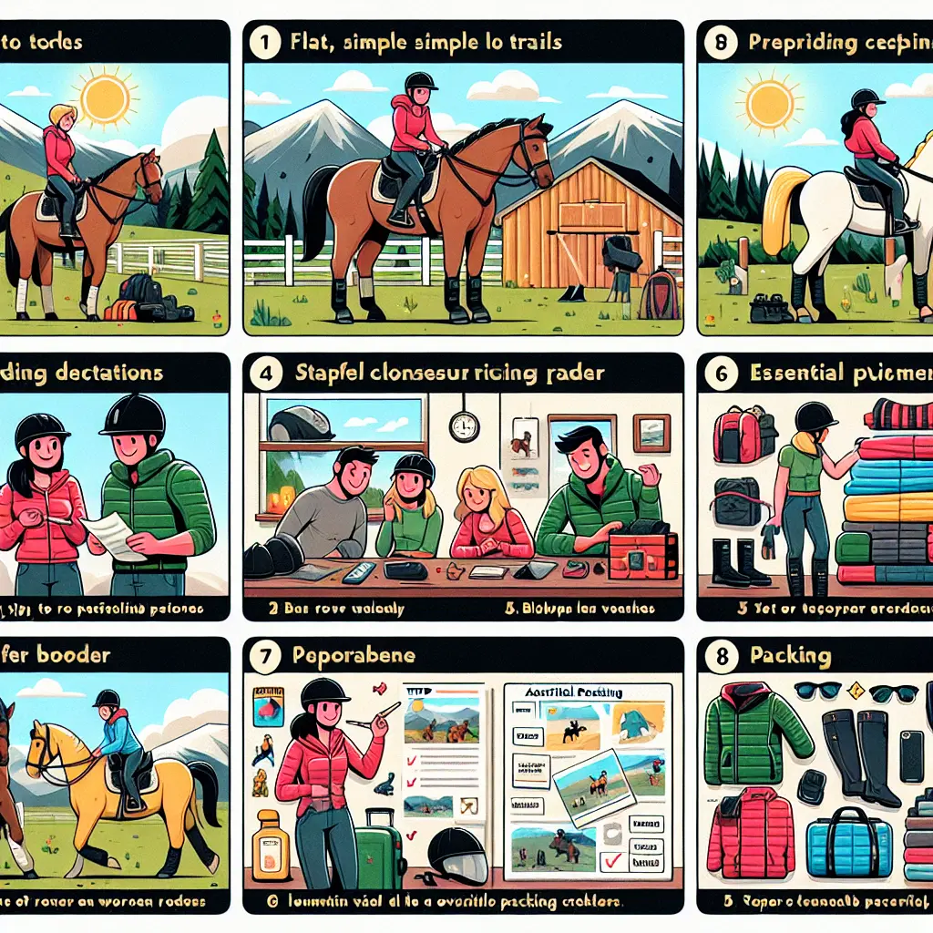 How to Plan Your Perfect Horse Riding Weekend - Packing Essentials