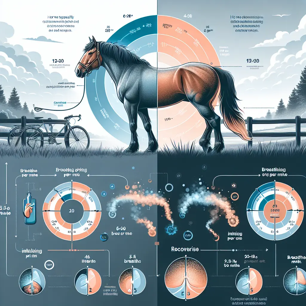 Horse Respiratory Highlights - Characteristic horse panting