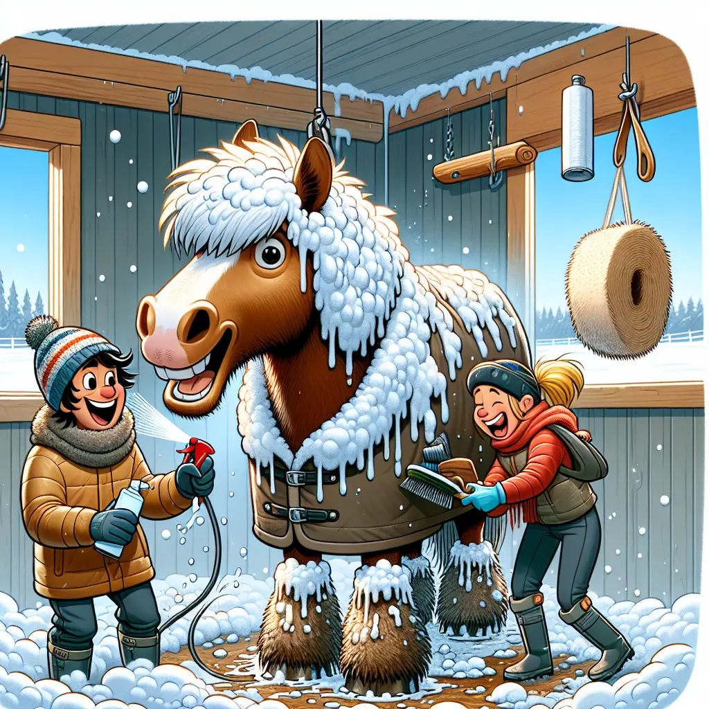 Embracing the Distinct Winter Coat: Older horse aesthetic