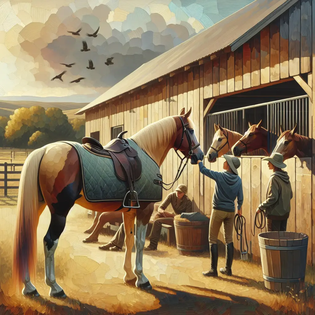 Why Consider an Older Horse - Horse in the field