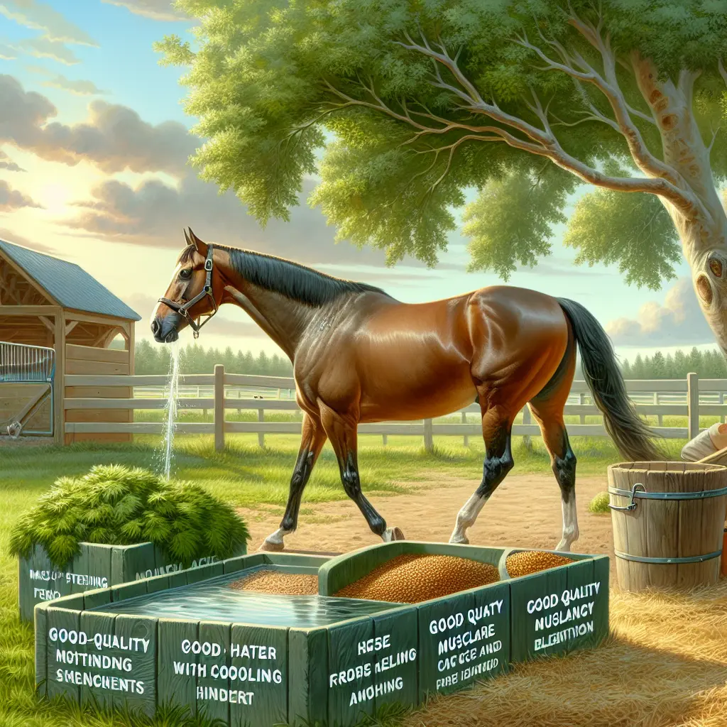 Strategies for Keeping Your Live-Out Horse Comfortable Post-Exercise: Horse cooling down