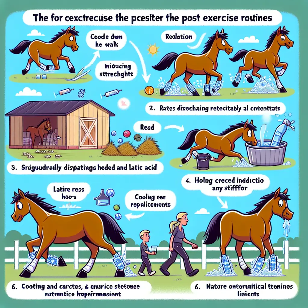 Strategies for Keeping Your Live-Out Horse Comfortable Post-Exercise: Horse resting