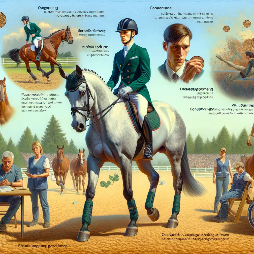 Overcoming Equestrian Anxiety: Image of a rider bonding with a horse