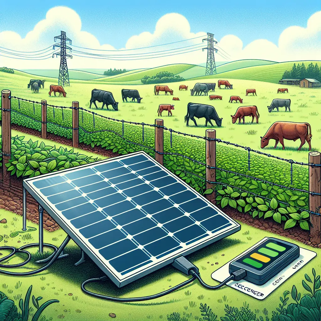 How Solar-Powered Chargers Revolutionize Electric Fence Maintenance - Cost-Effectiveness