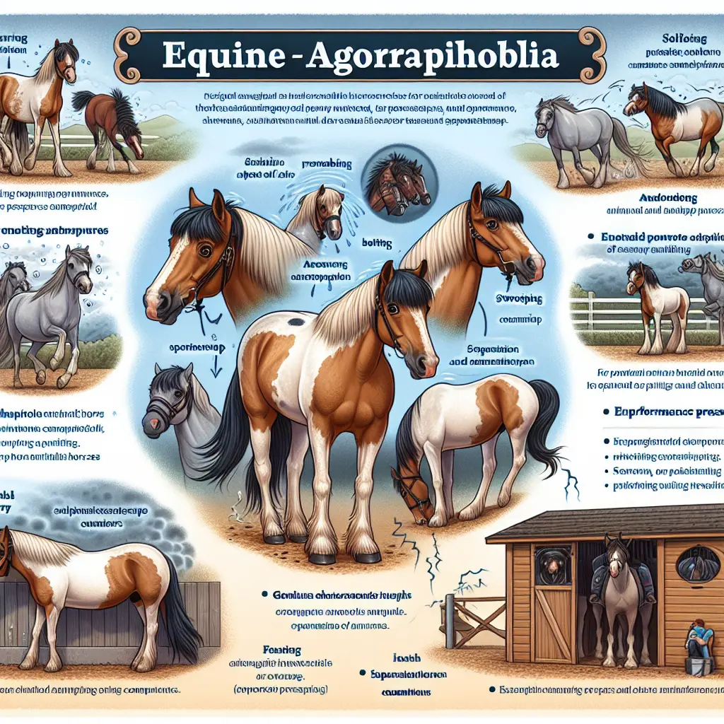 Understanding Equine Agoraphobia: A pony engaging with its stable mate