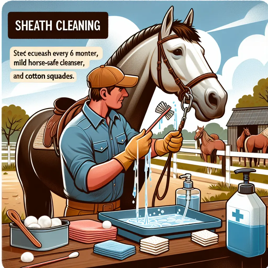 How to Safely Clean Your Horse's Sheath: Image 1