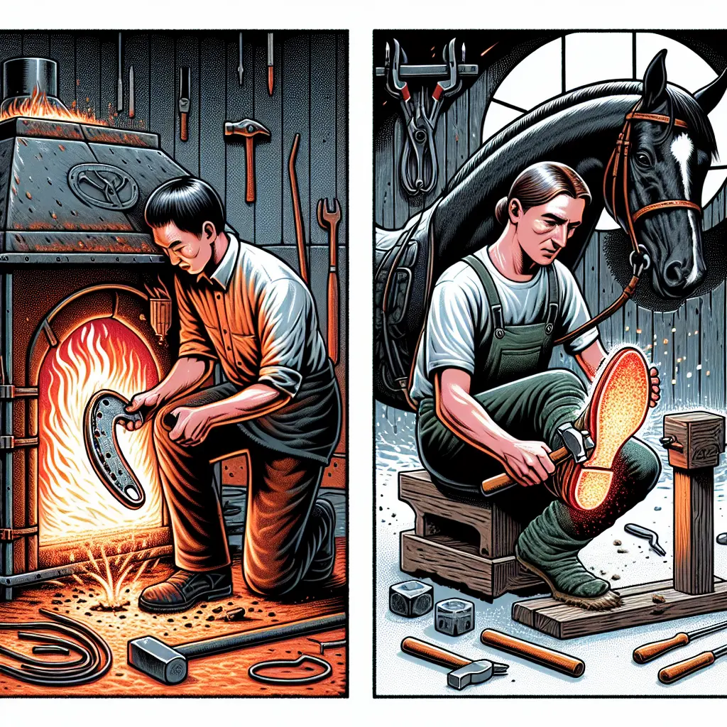 Horse Shoeing - Cold Method