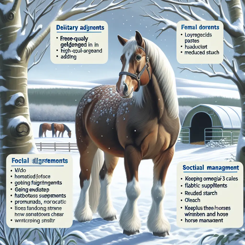 Managing Winter Faecal Water Syndrome in Elderly Cob Geldings: Winter Season