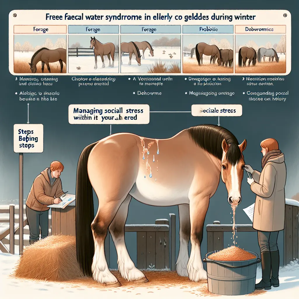 Managing Winter Faecal Water Syndrome in Elderly Cob Geldings: High-Quality Hay
