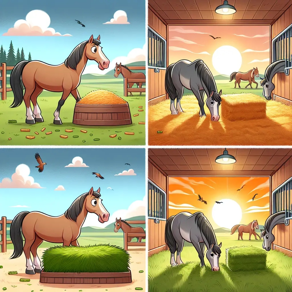 How to Transition Horses Between Overnight Grazing and Stabling - Lush green pasture ready for grazing.