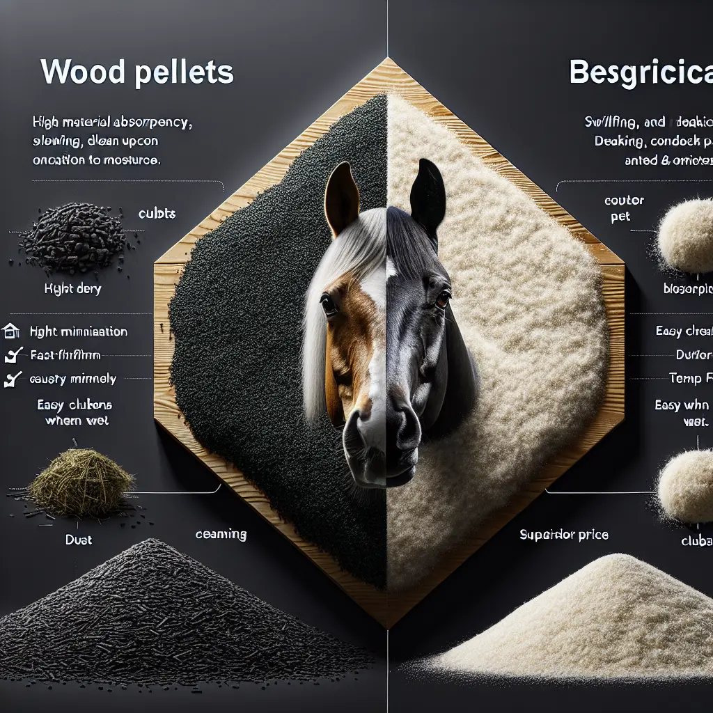 Wood pellets and Aubiose bedding choice
