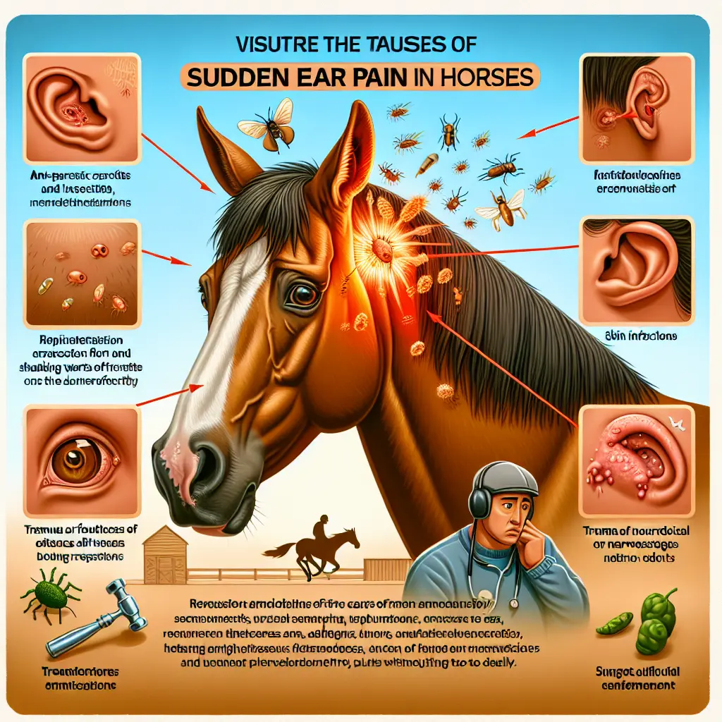 How to Address Sudden Ear Pain in Horses: Skin Infections and Allergies