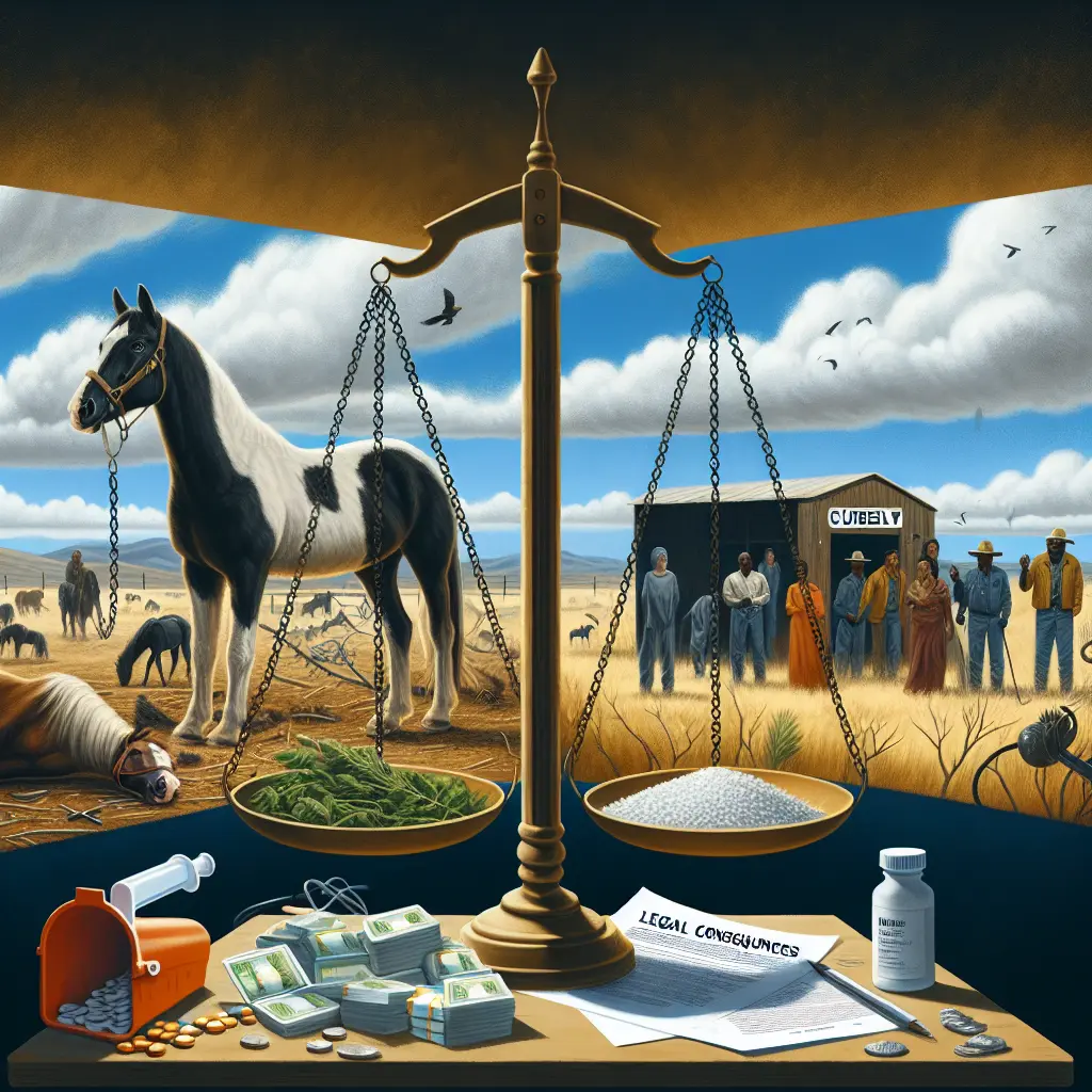 What Are the Legal Consequences for Neglecting and Starving Horses? - Image of a horse