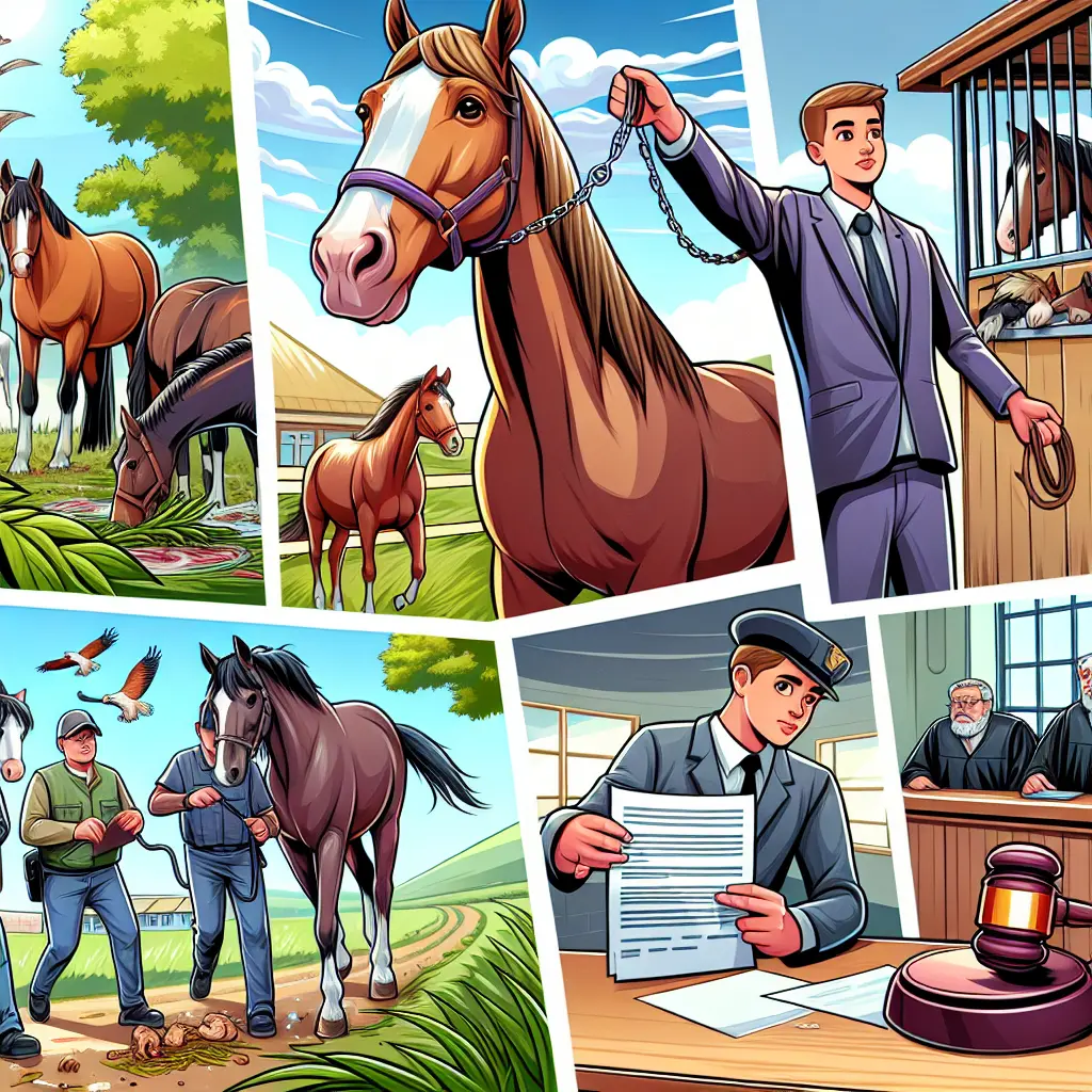 What Are the Legal Consequences for Neglecting and Starving Horses? - Image of horses in a field