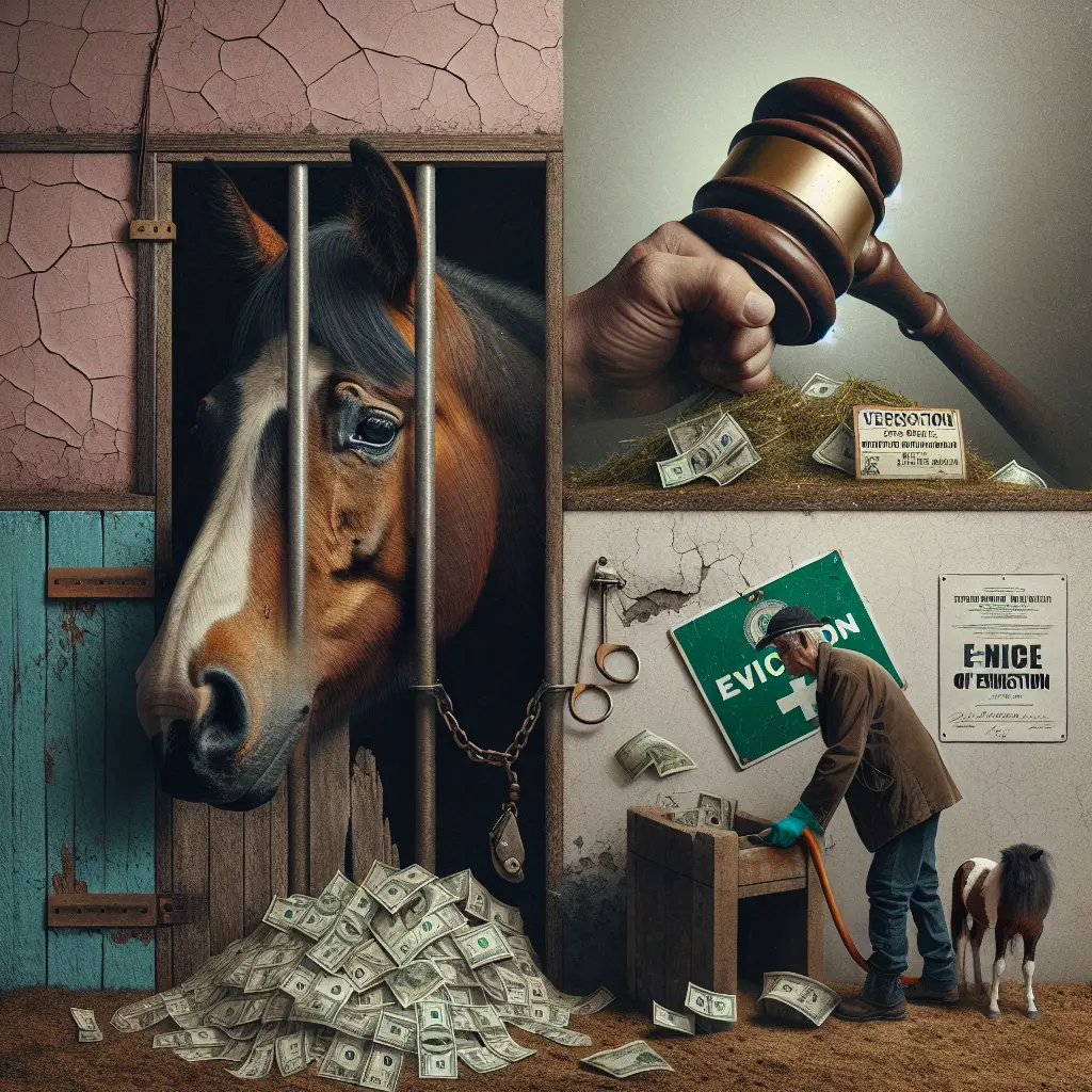 What Are the Legal Consequences for Neglecting and Starving Horses? - Image of justice scale
