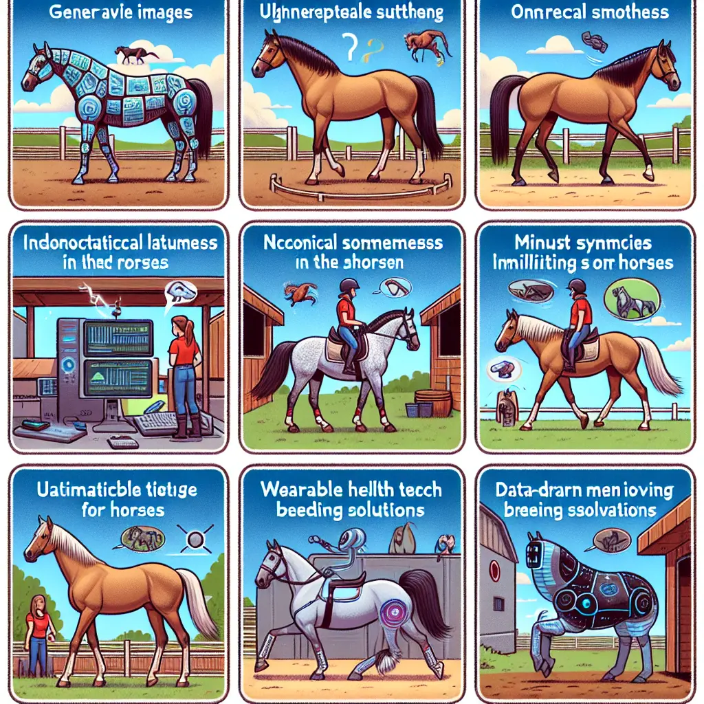 Quirky AI-generated horse image - Horse riding an astronaut