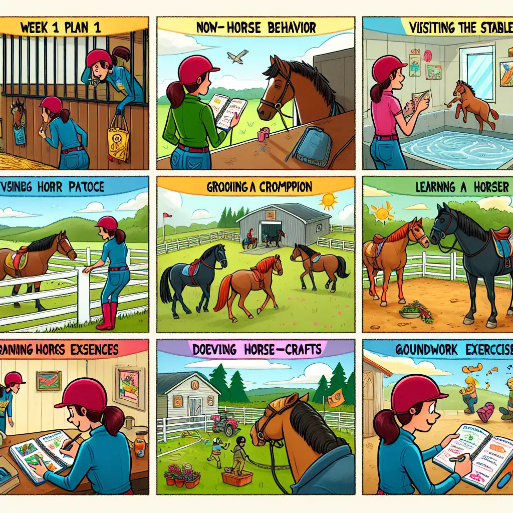 Creating a 30-Day Horse Activity Plan for a Non-Equestrian Partner - Horse Show Event