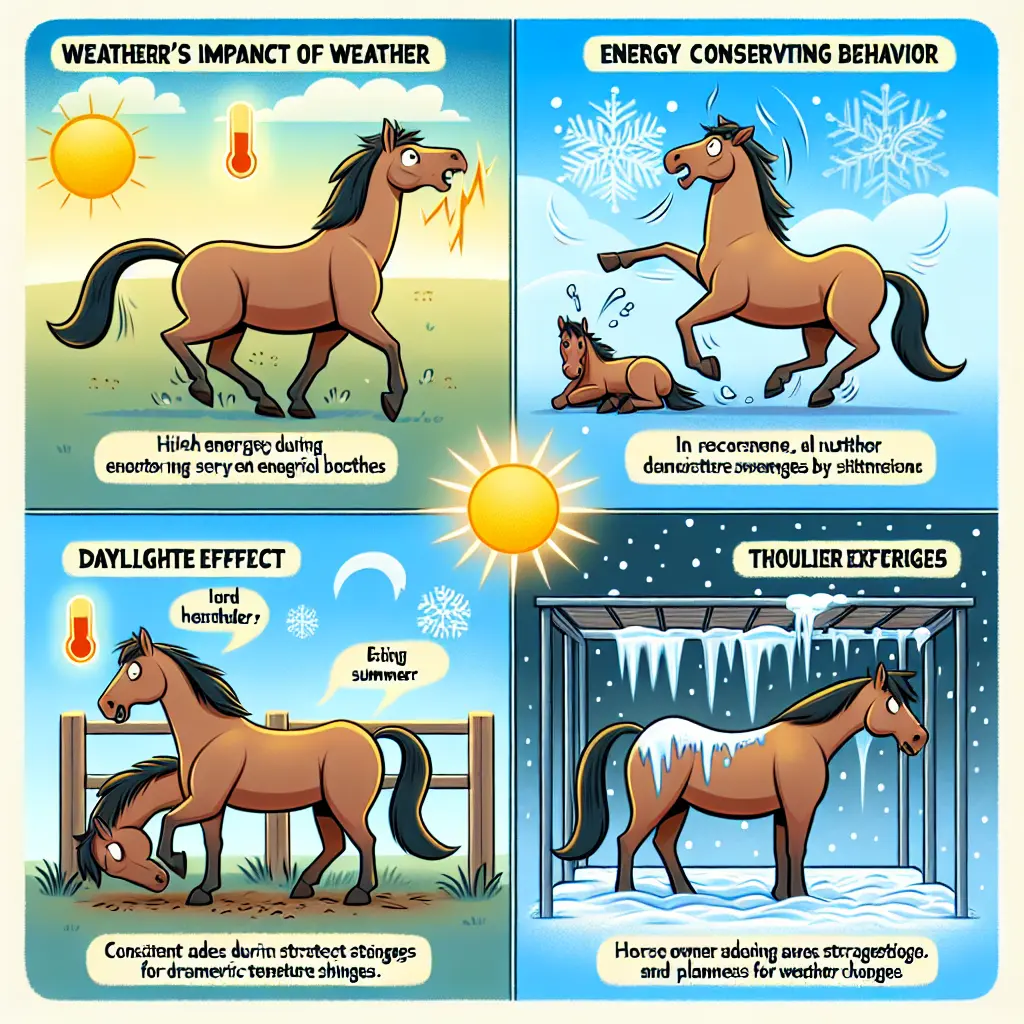 Why Horses Get Energetic and Unpredictable in Changing Weather