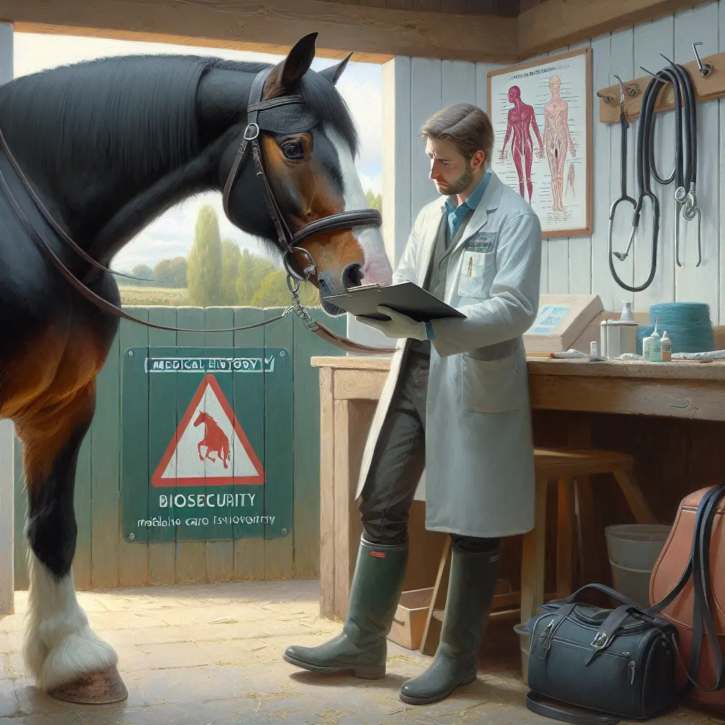 Is Taking a Risk on a Horse with Health Concerns Worth the Gamble? - Horse at a stable