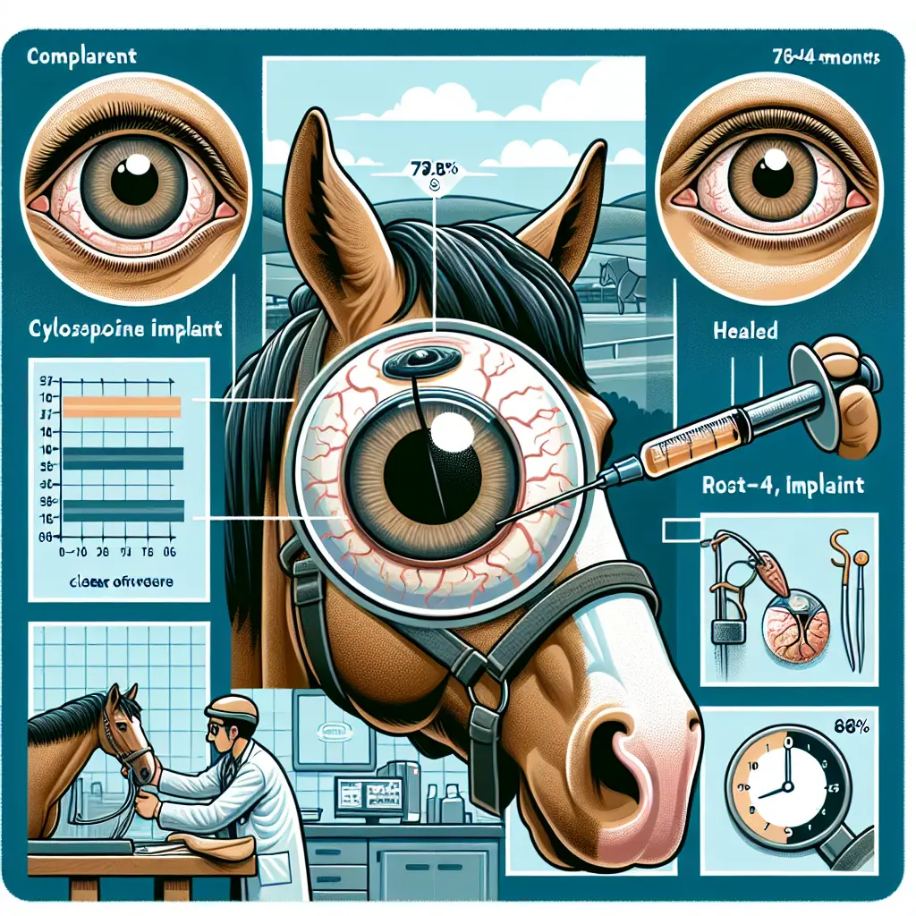 What Should You Know About Cyclosporine Implants for Recurrent Uveitis in Horses? - Veterinarian examining a horse