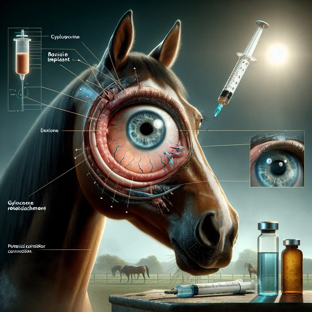 What Should You Know About Cyclosporine Implants for Recurrent Uveitis in Horses? - Horse in a pasture