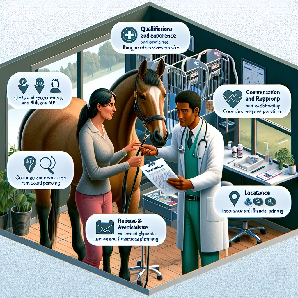 Choosing the Perfect Equine Veterinarian - Vet tools
