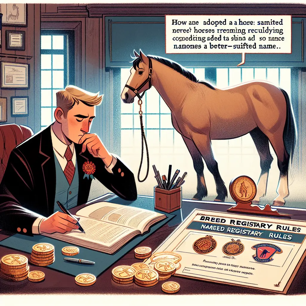 Is It Okay to Change Your Horse's Name? Horse in tranquil pasture
