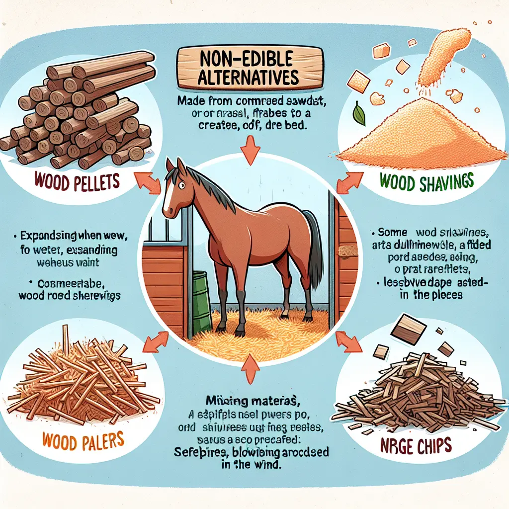 Non-edible alternative to straw pellets for horse bedding - Shredded Paper