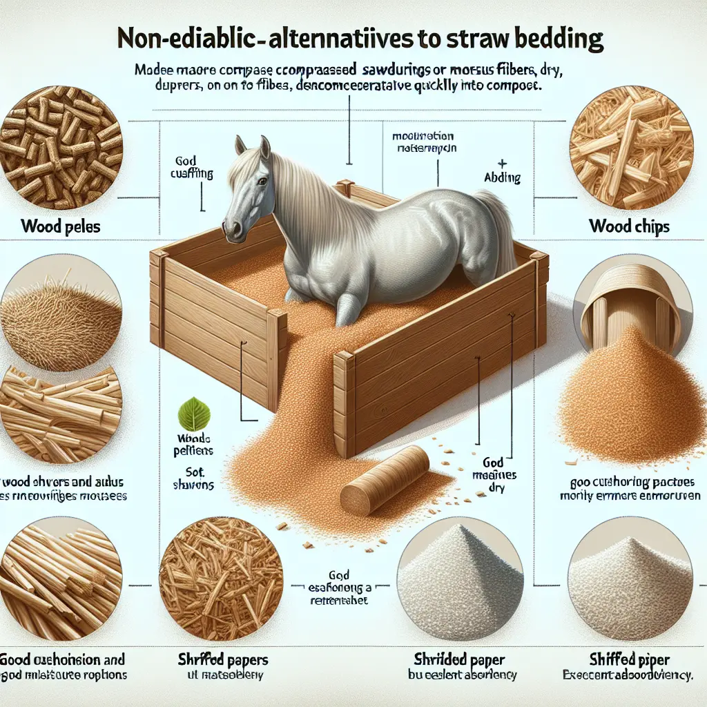 Non-edible alternative to straw pellets for horse bedding - Wood Chips