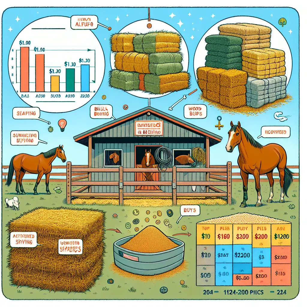 Understanding Hay and Bedding Costs for Horse Owners - Types of bedding materials