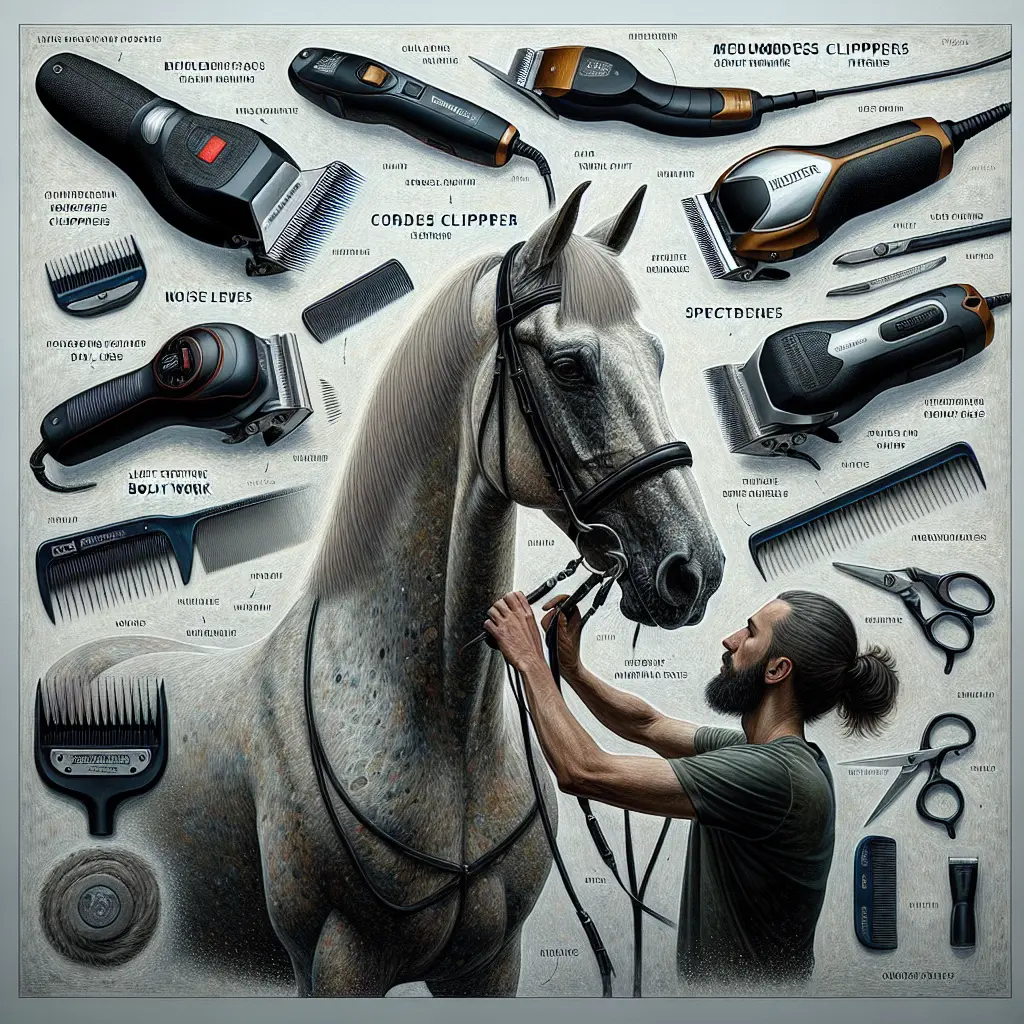 Choosing the Right Clippers for Light Horse Grooming: Trimming around the face