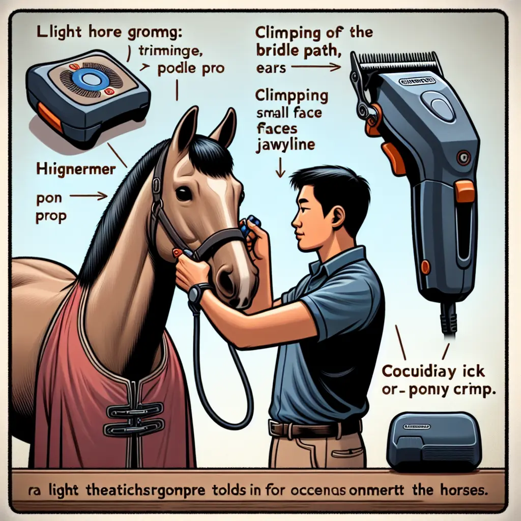 Choosing the Right Clippers for Light Horse Grooming: Lightweight Trimmers