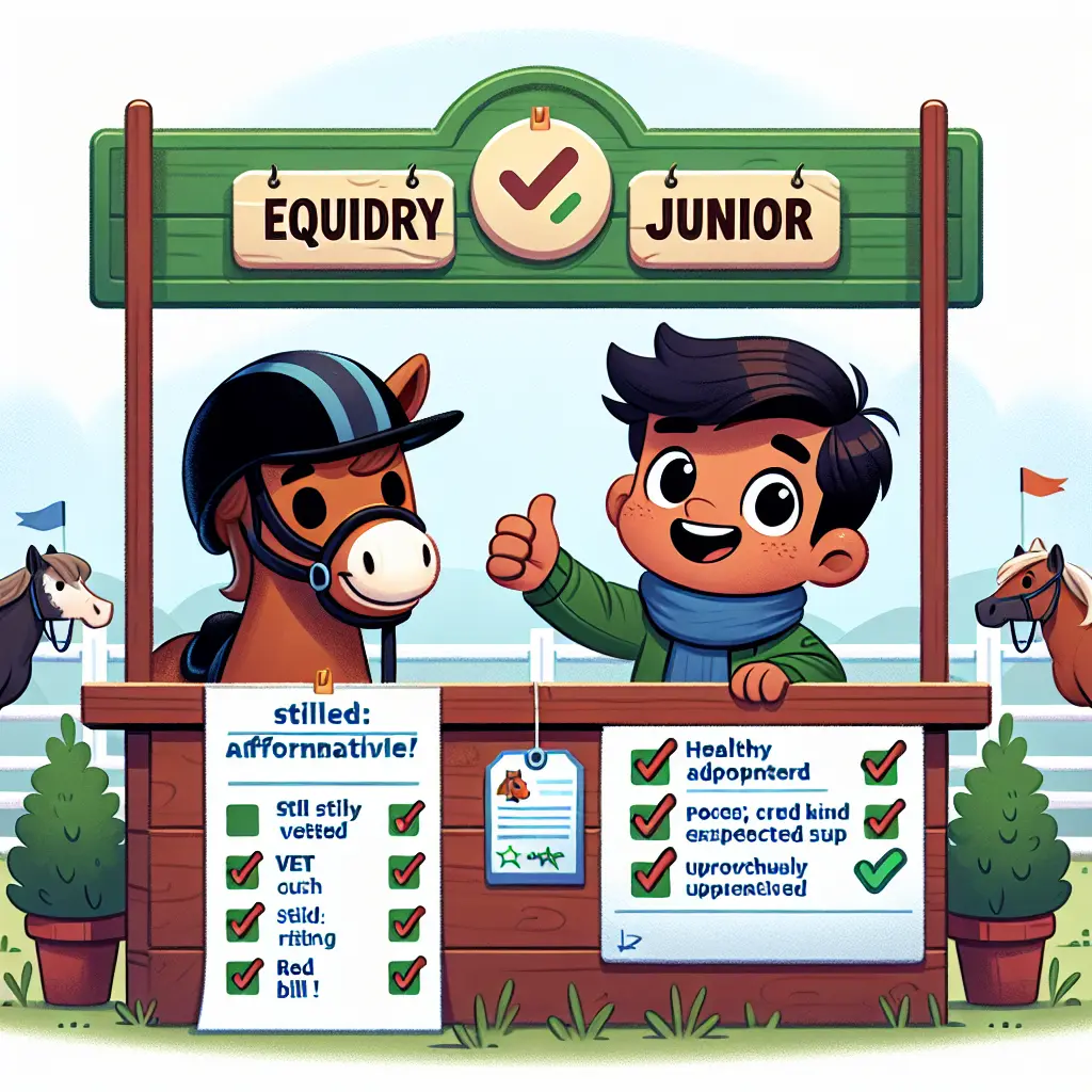 Training and temperament of Equidry Junior