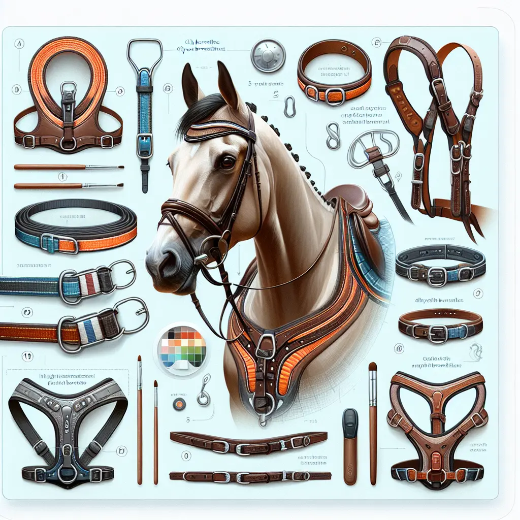 Exploring the Benefits and Options for Clip-on Breastplates and High-Visibility Martingales in Equestrian Gear - Breastplate