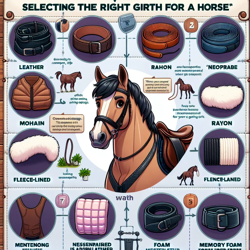 How to Choose the Right Girth for Your Horse: Exploring Material Options and Fit