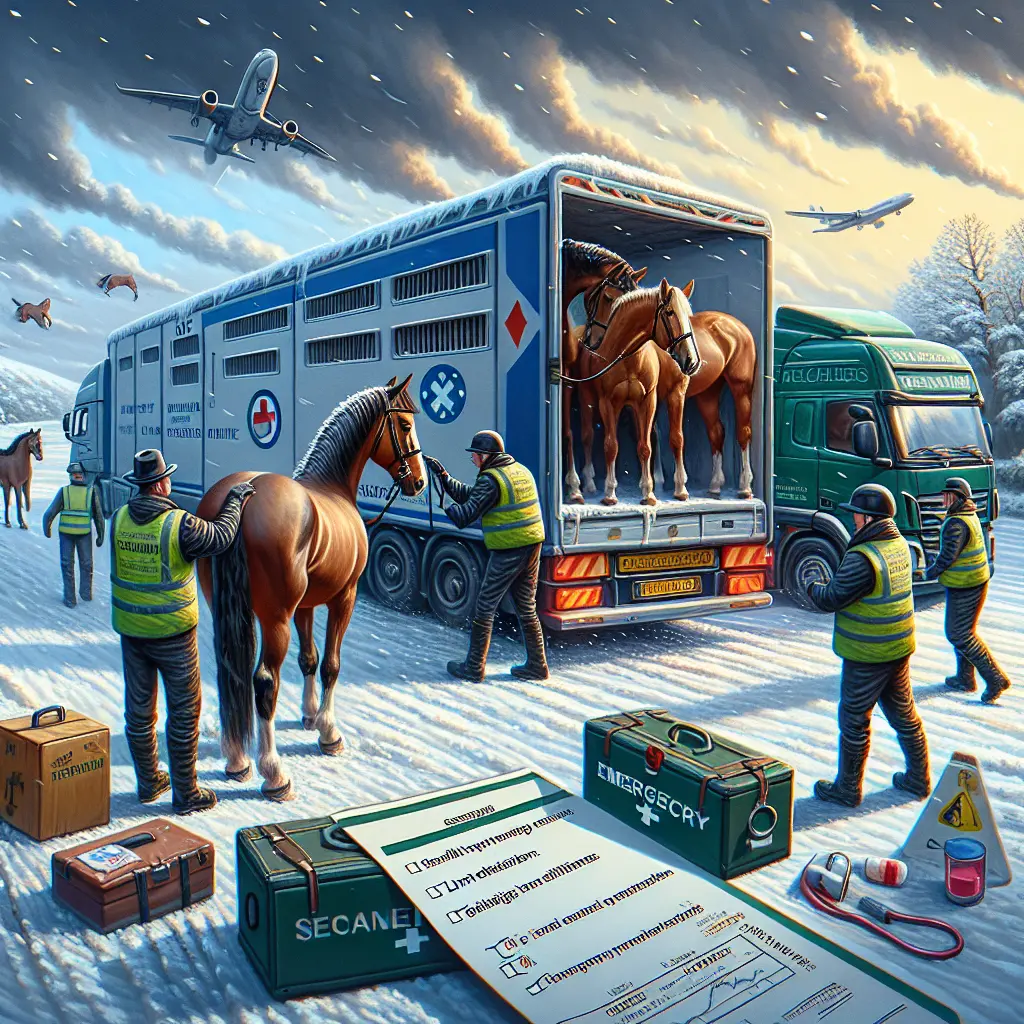 Surviving a Stressful Day: The Unexpected Challenges of Horse Transport and Relocation - horse saddle