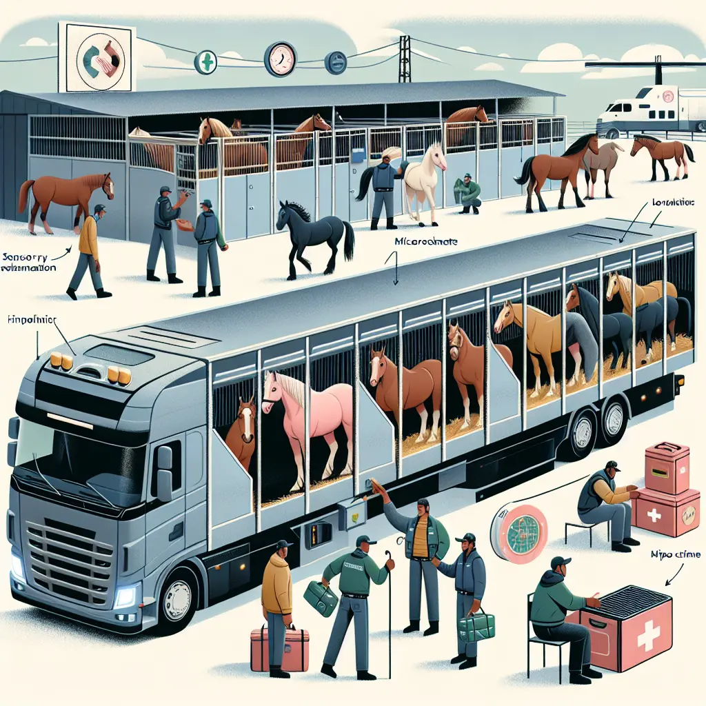 Surviving a Stressful Day: The Unexpected Challenges of Horse Transport and Relocation - horse treking