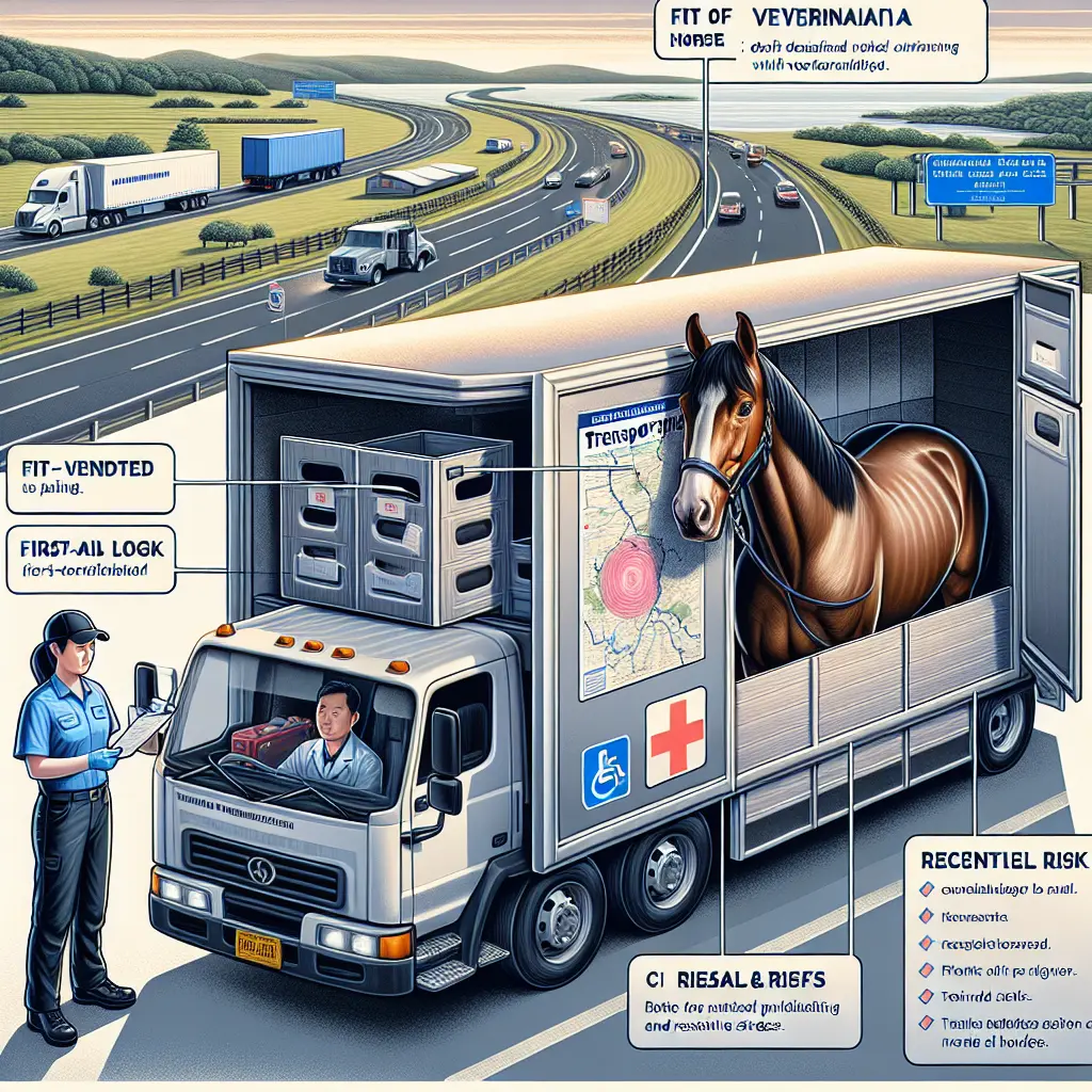 Surviving a Stressful Day: The Unexpected Challenges of Horse Transport and Relocation - horse stable
