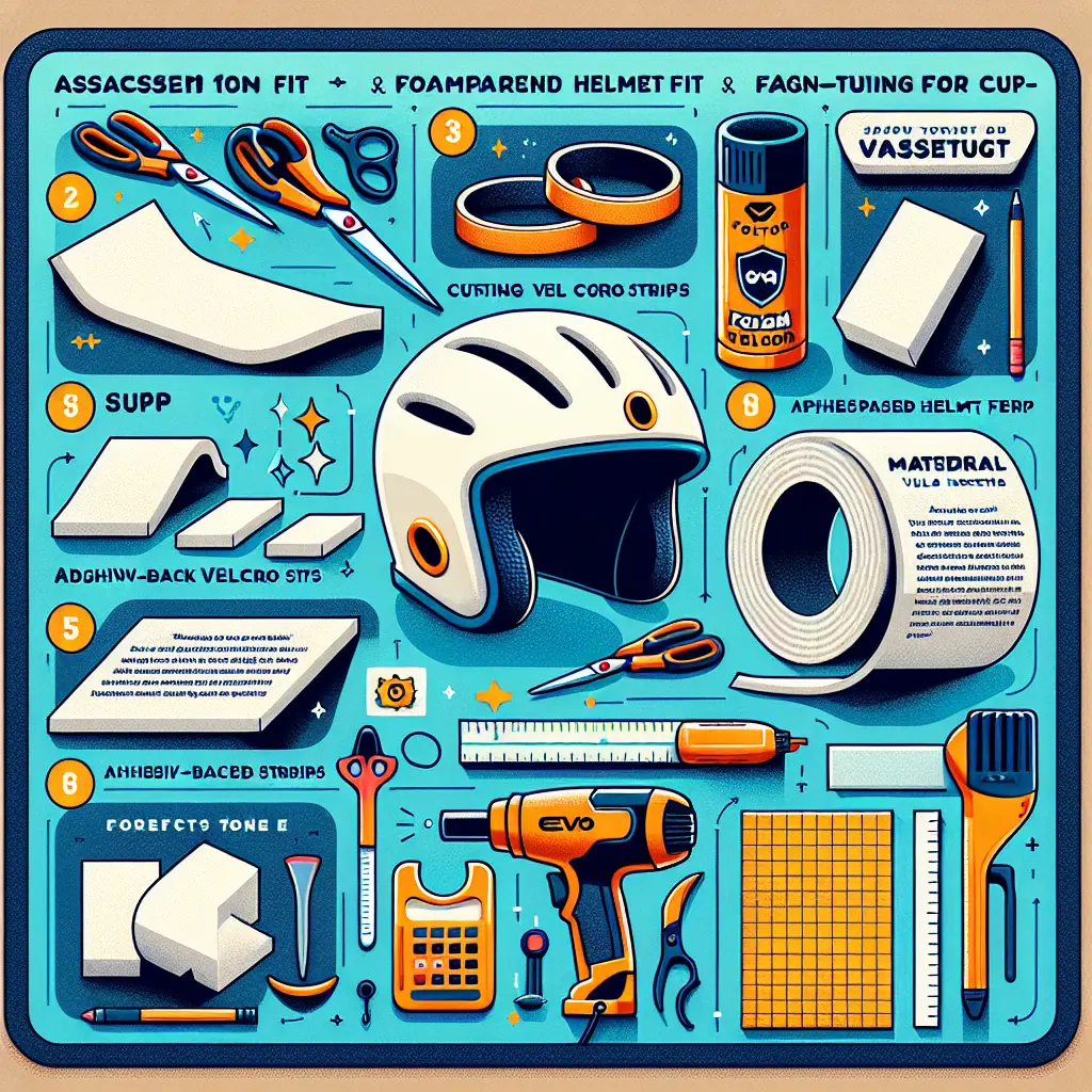 How to Resize Your Helmet with Foam Velcro Inserts for a Perfect Fit - Measuring Adjustments