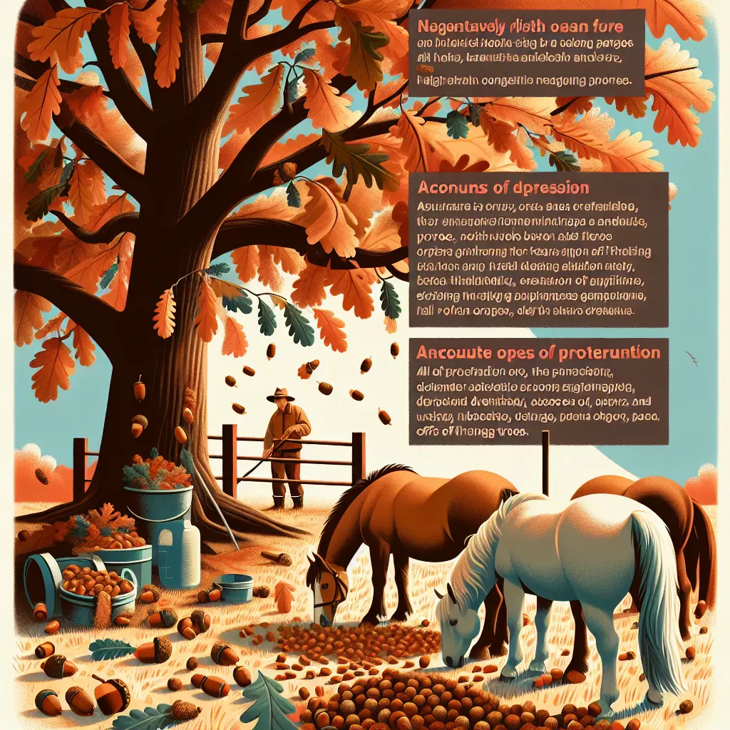 Is Your Horse's Snack Habit Putting Them at Risk? - Mature Acorns and Leaves