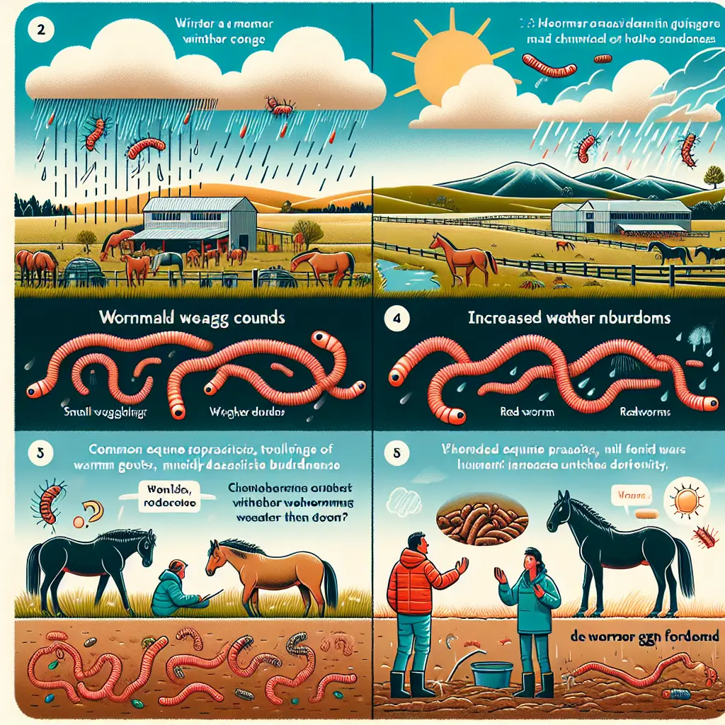How Unpredictable Weather Impacts Equine Worm Burden: Weather Chart